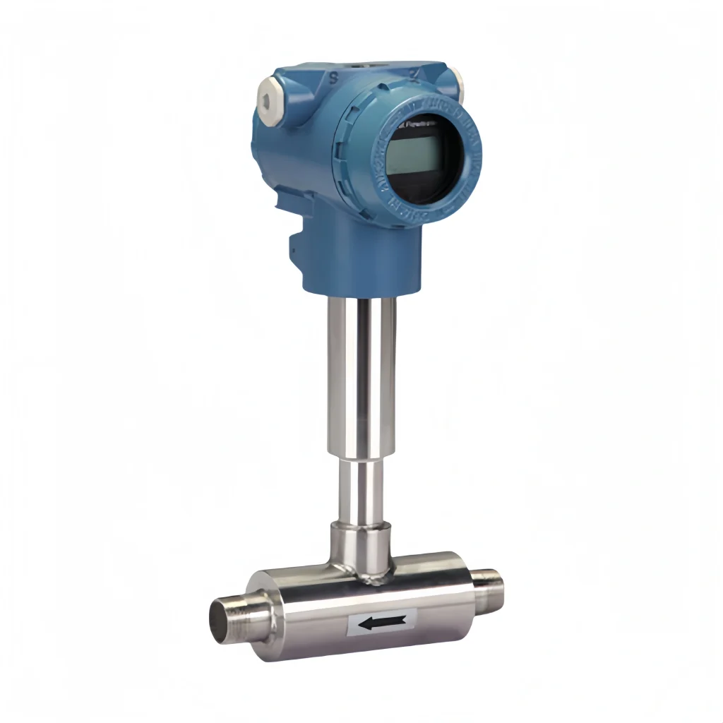 Threaded target flow meter