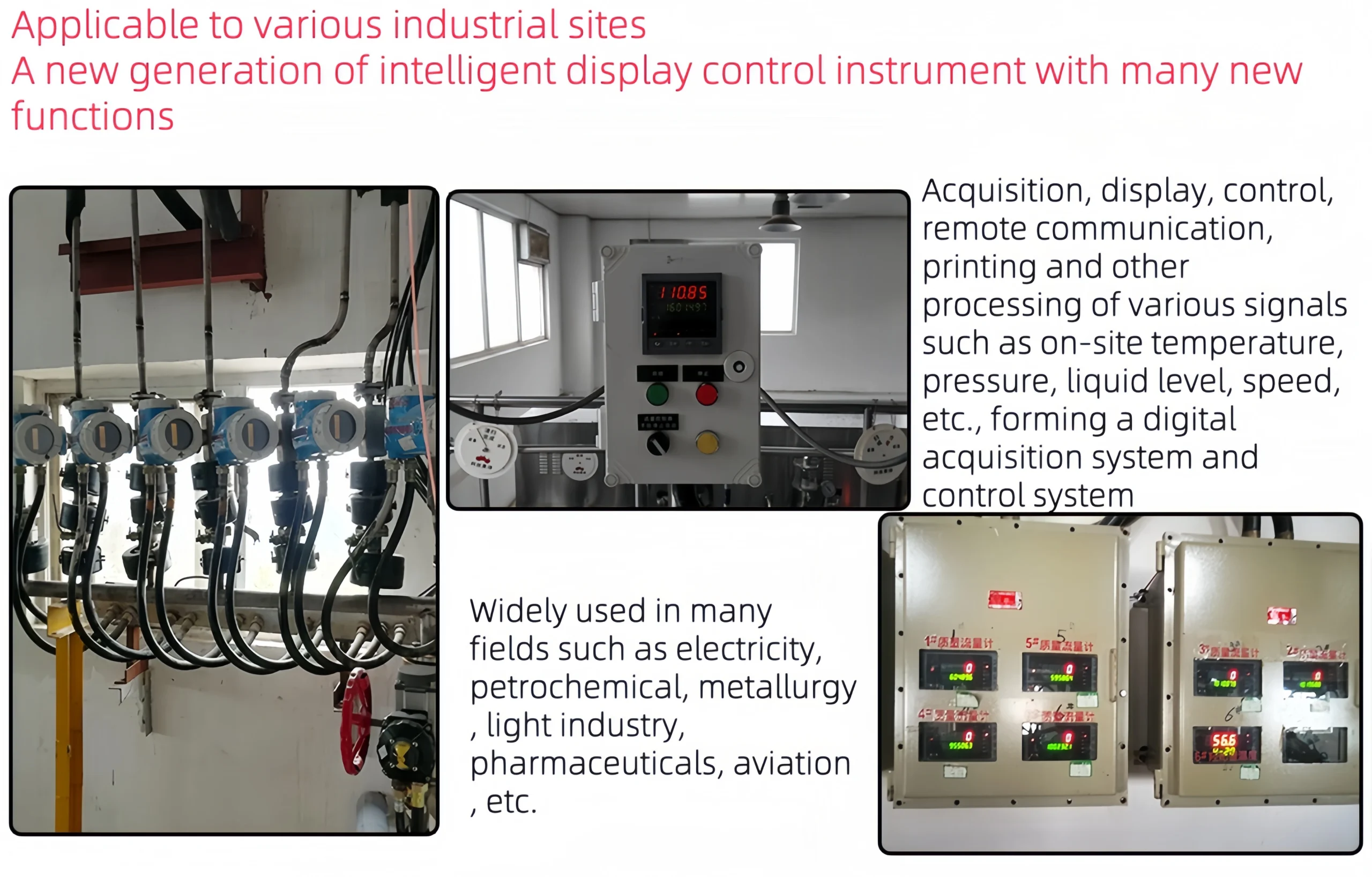 flow rate indicator and totalizer