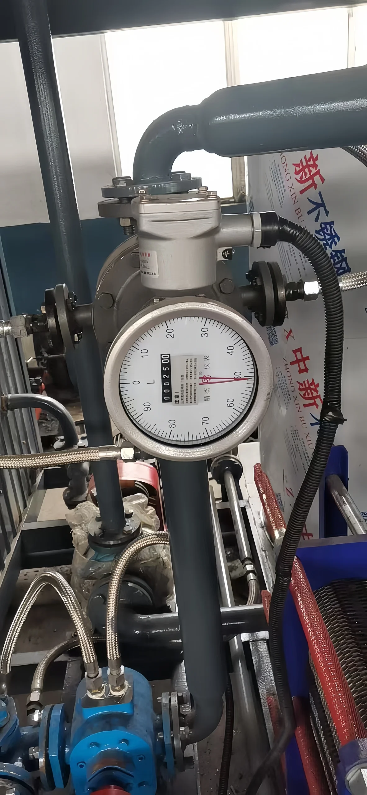 high temperature flow meter with oval gear