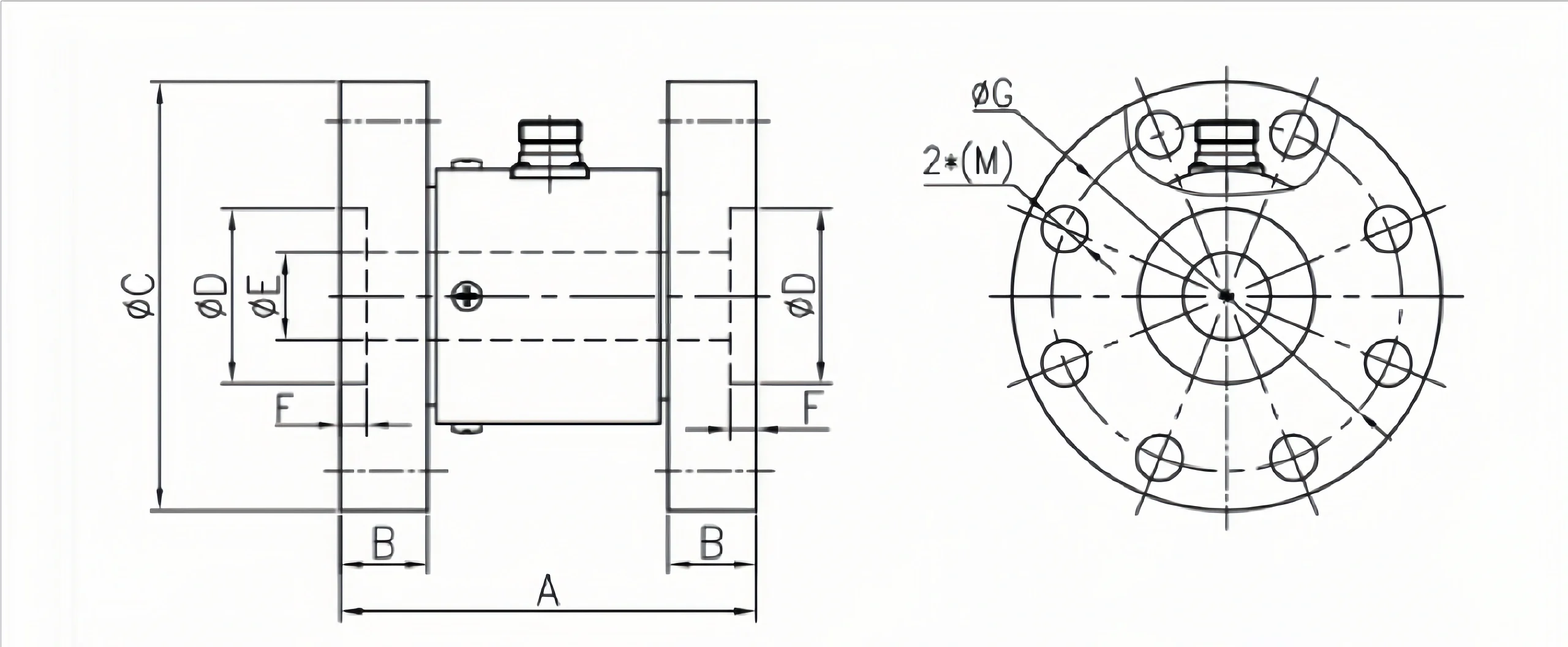 dual flange static torque transducer