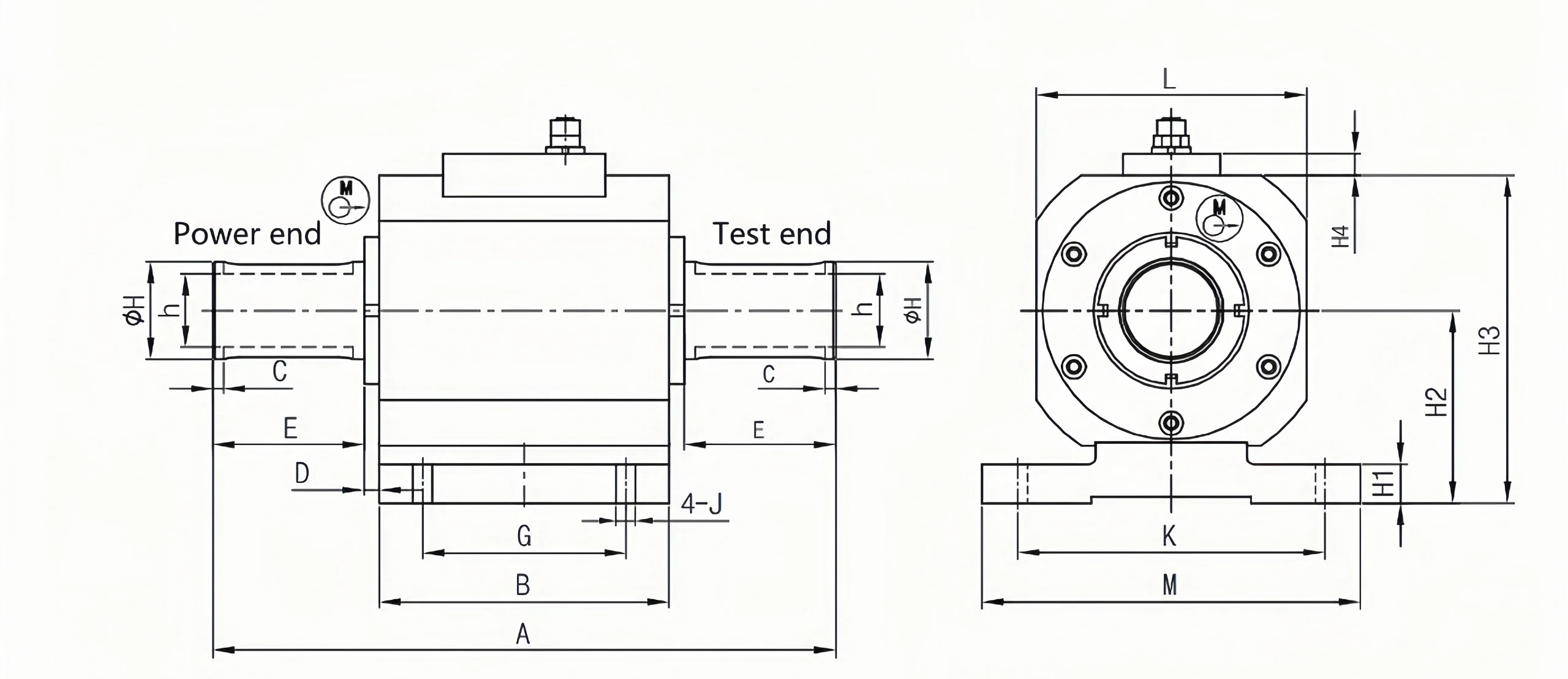 inline rotary sensor