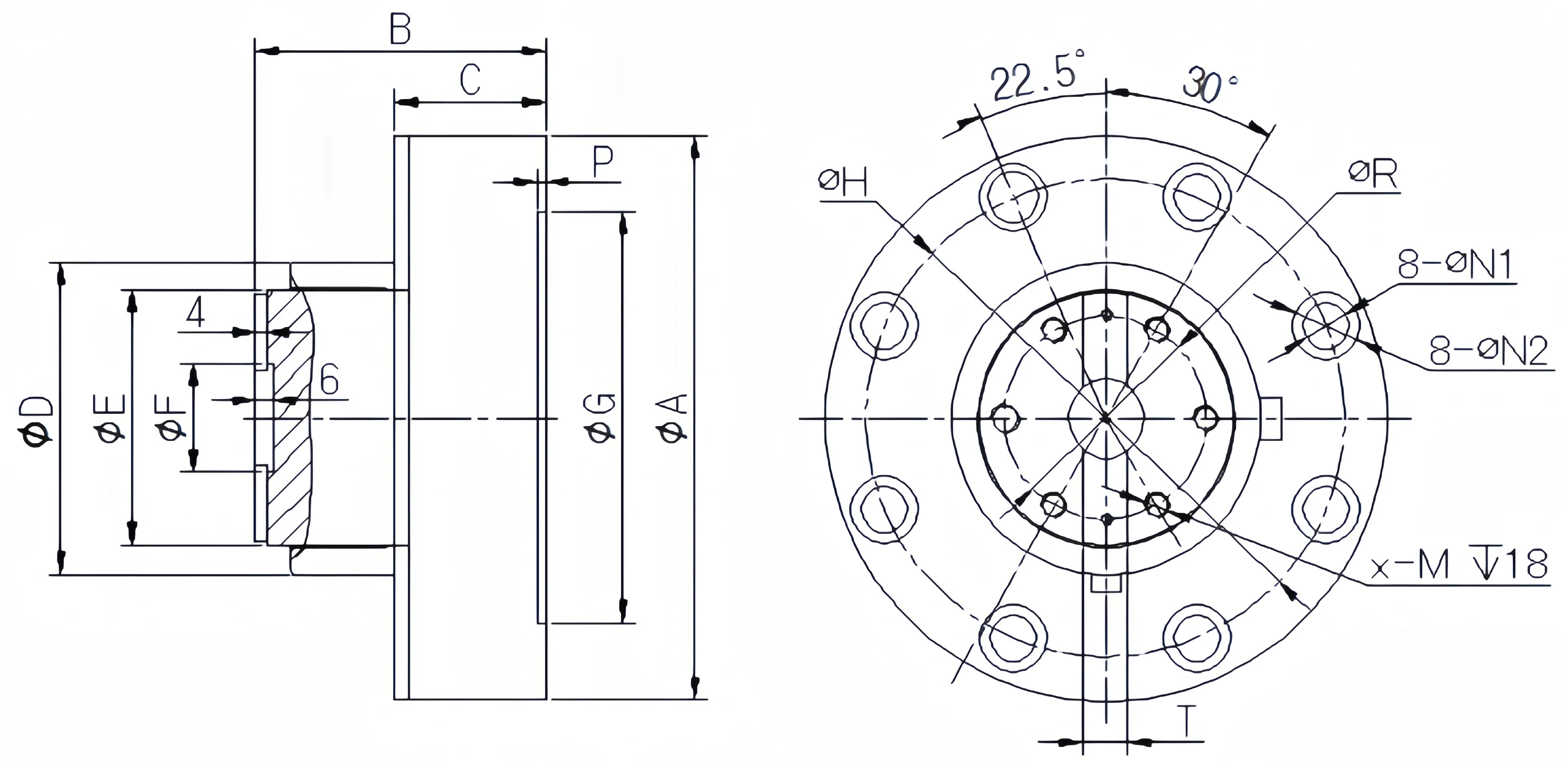 Double range static torque sensor
