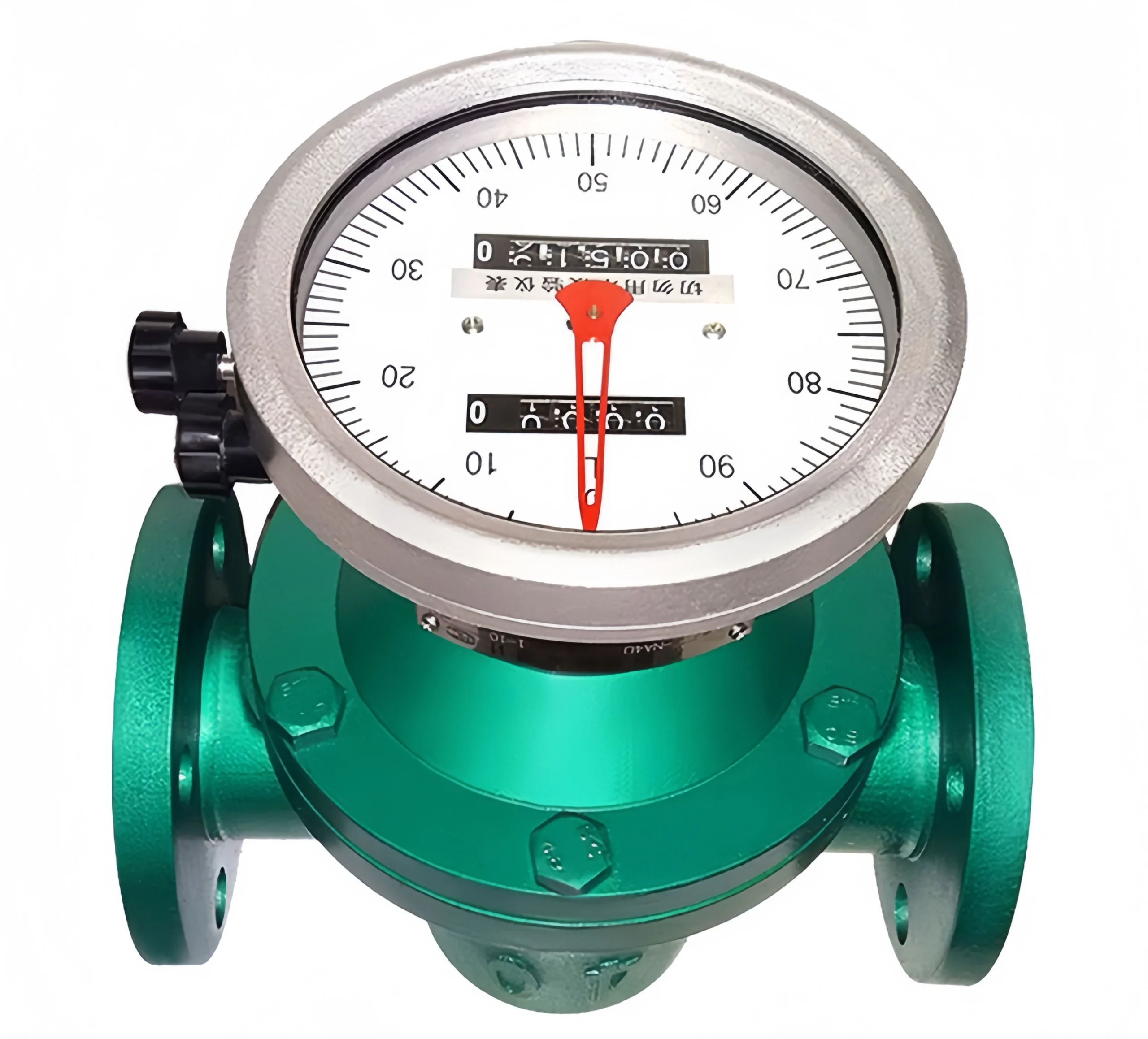 Oval gear flow meter for measuring tank truck flow