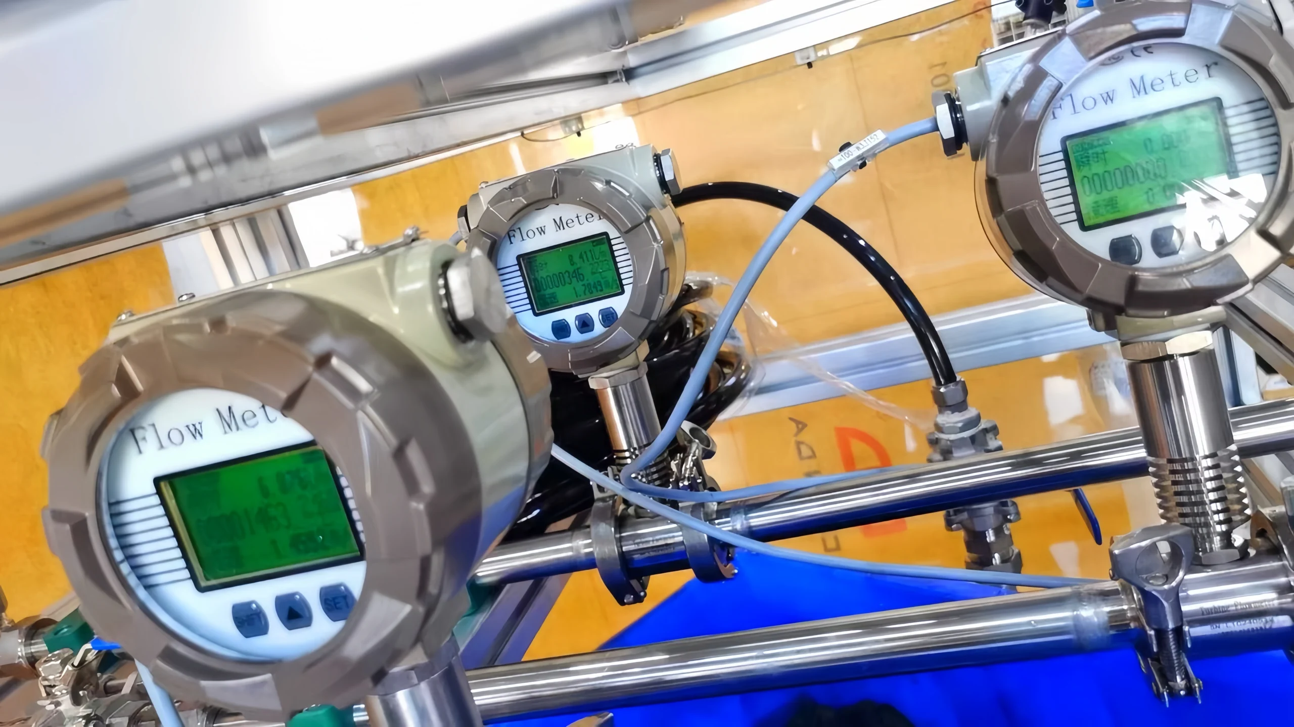 hydraulic flow meter