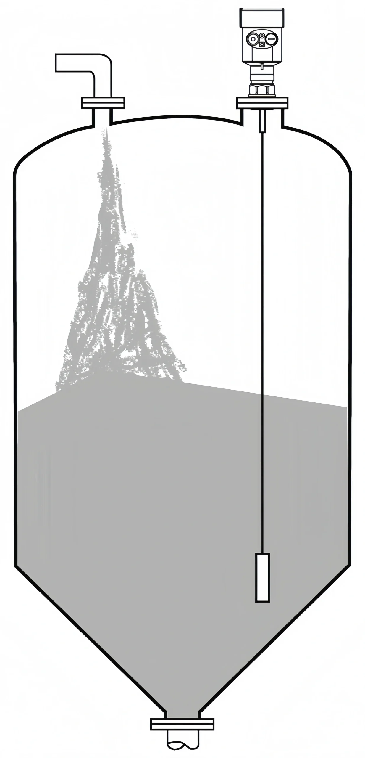 Guided Wave Radar Level Sensor Installation