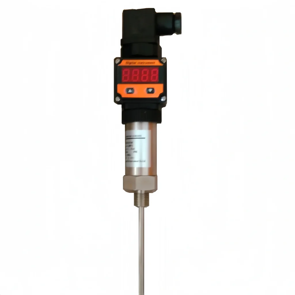 Compact integrated temperature transmitter