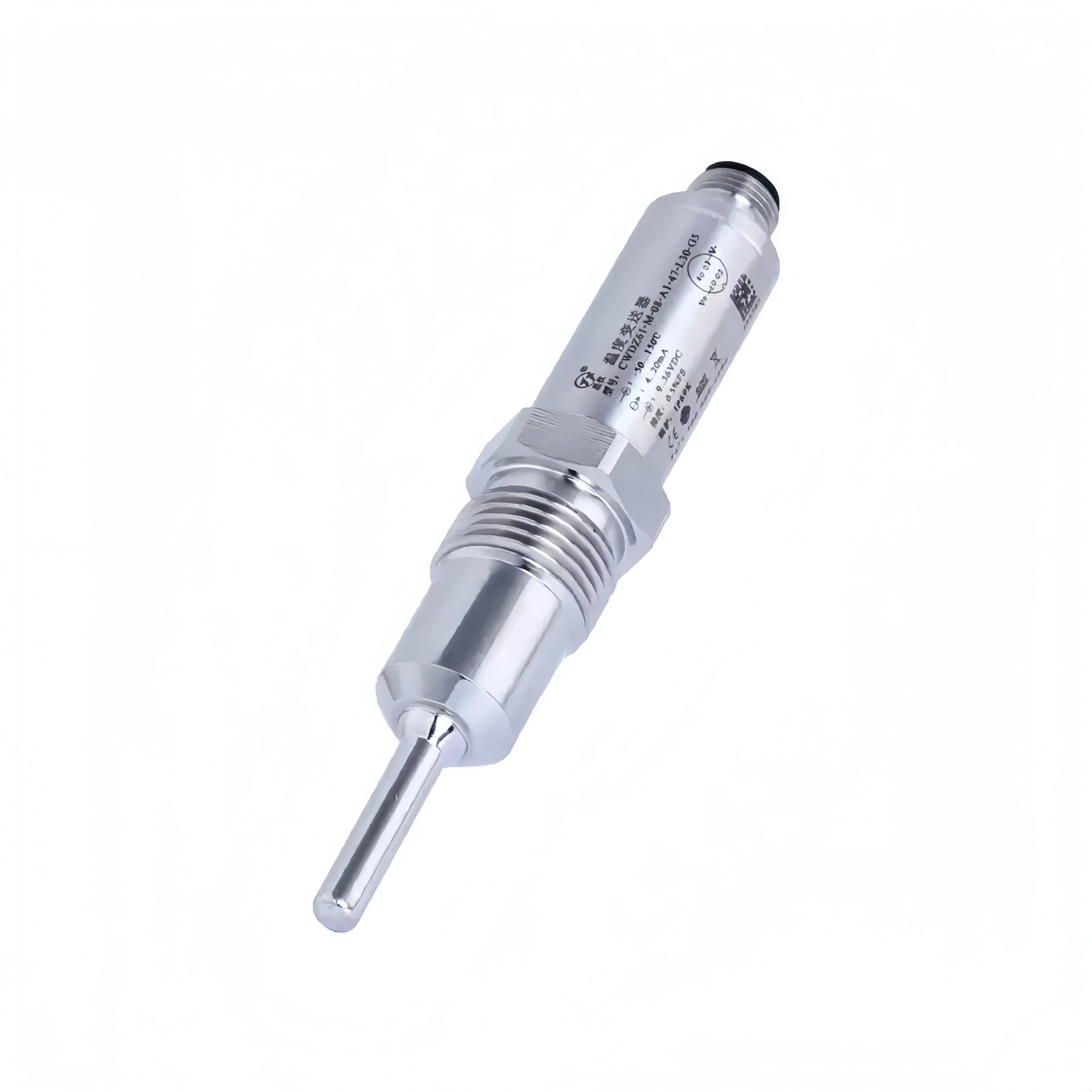 Sanitary temperature transmitters for cleaning industries