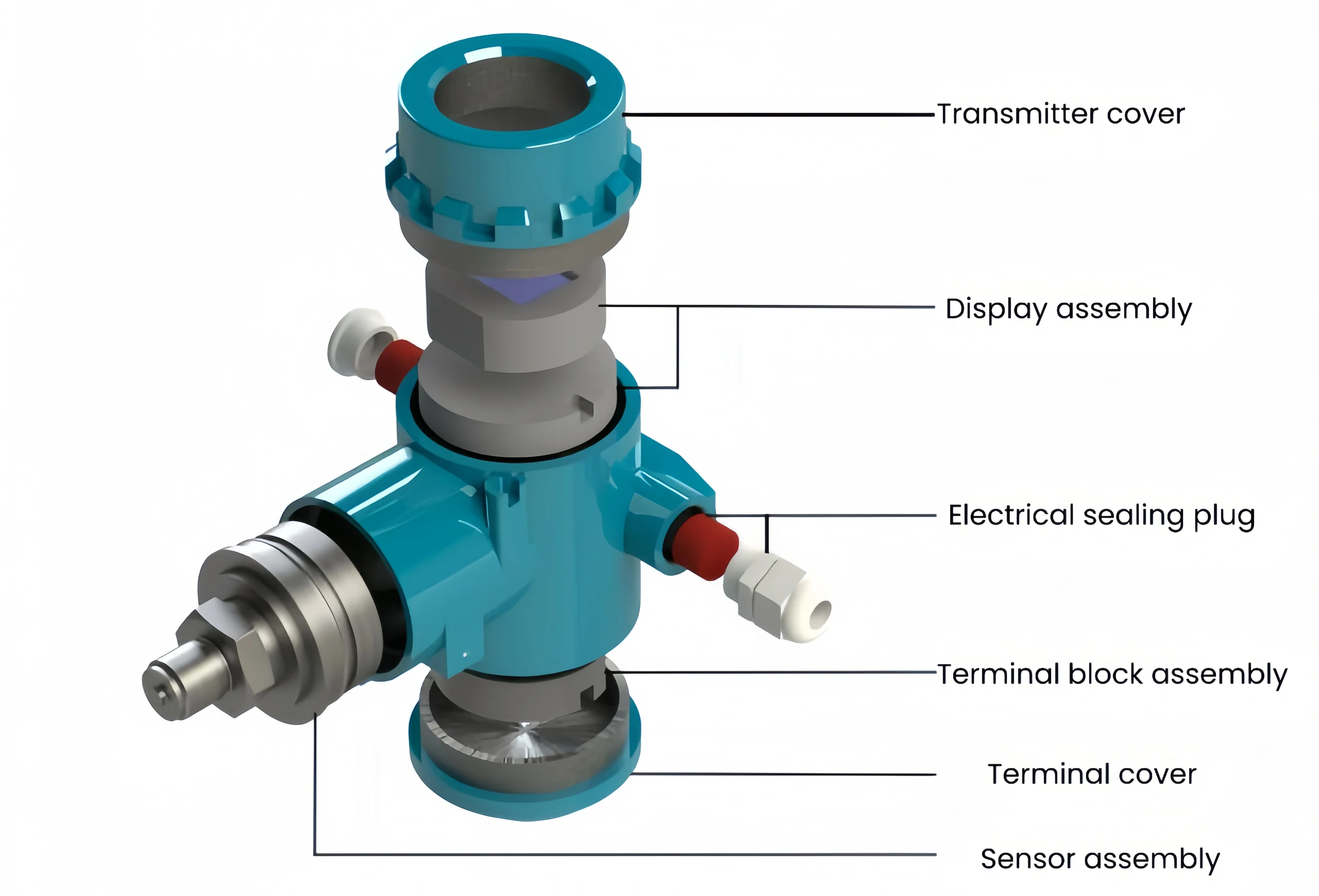 Pressure transmitter structure