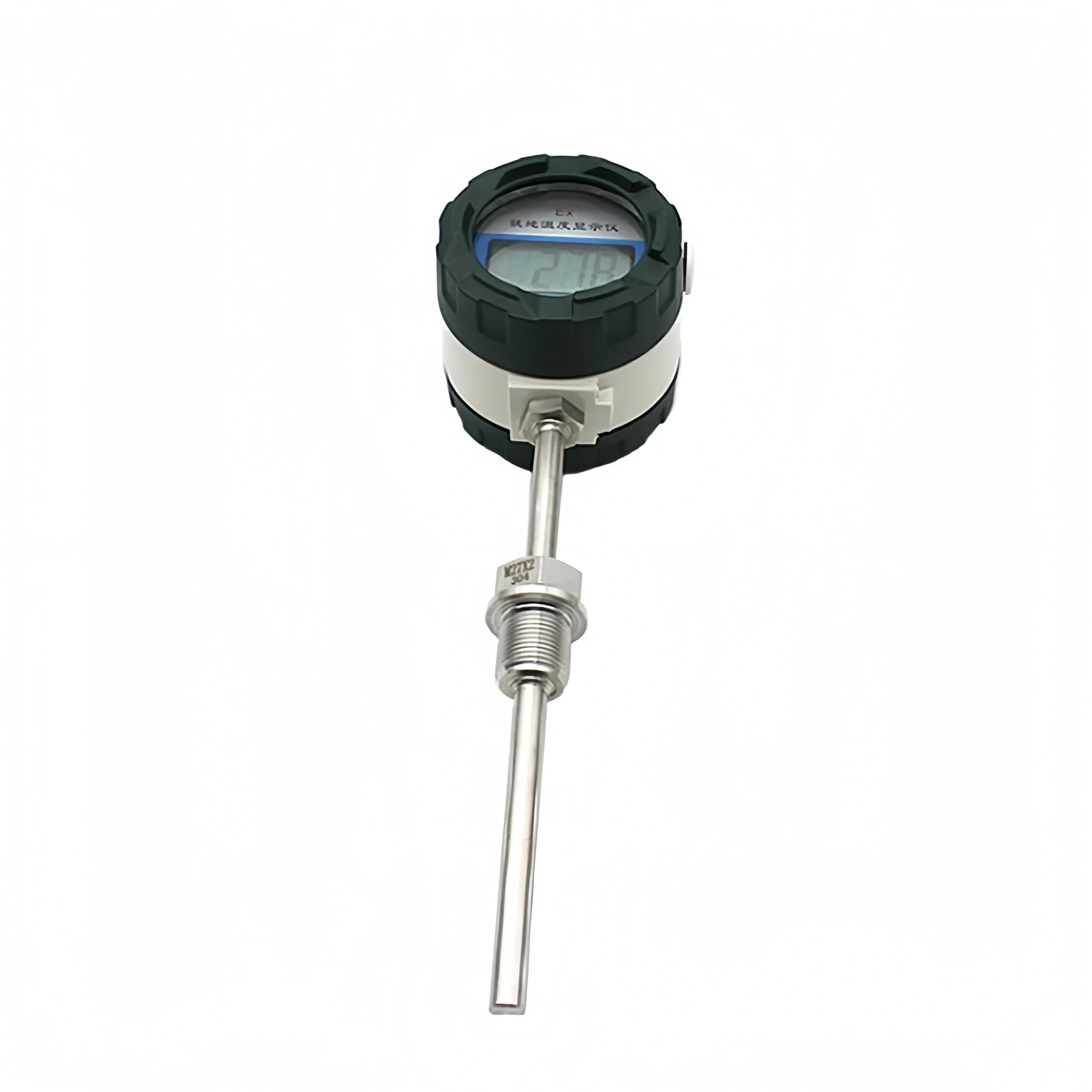 Stainless steel wall-mounted digital temperature meter