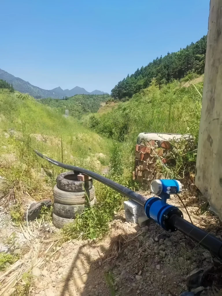 Agricultural irrigation chilled liquid flow meter