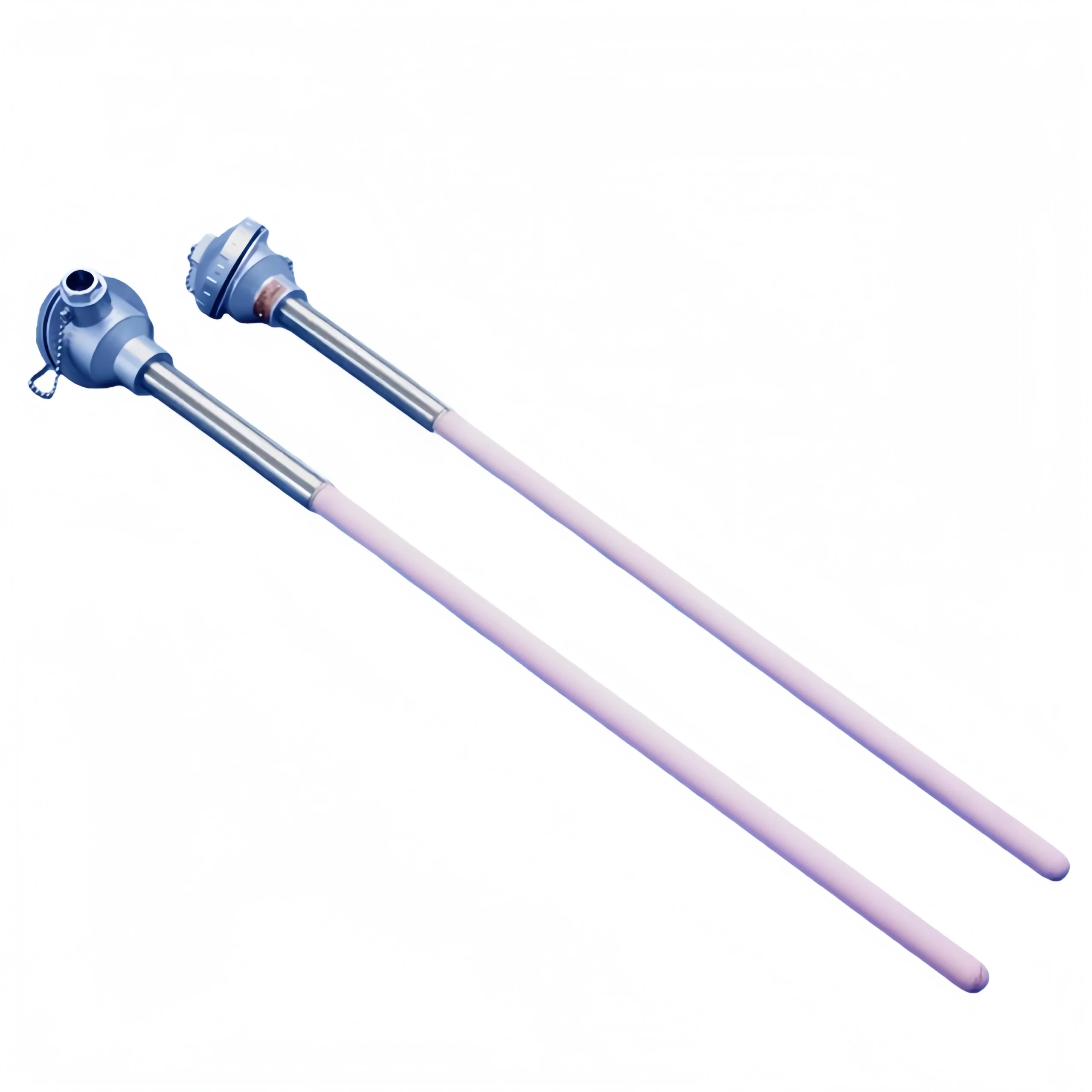 Anti-corrosion thermocouple type B sintered spray sleeve industrial acid and alkali resistant high temperature assembled thermocouple