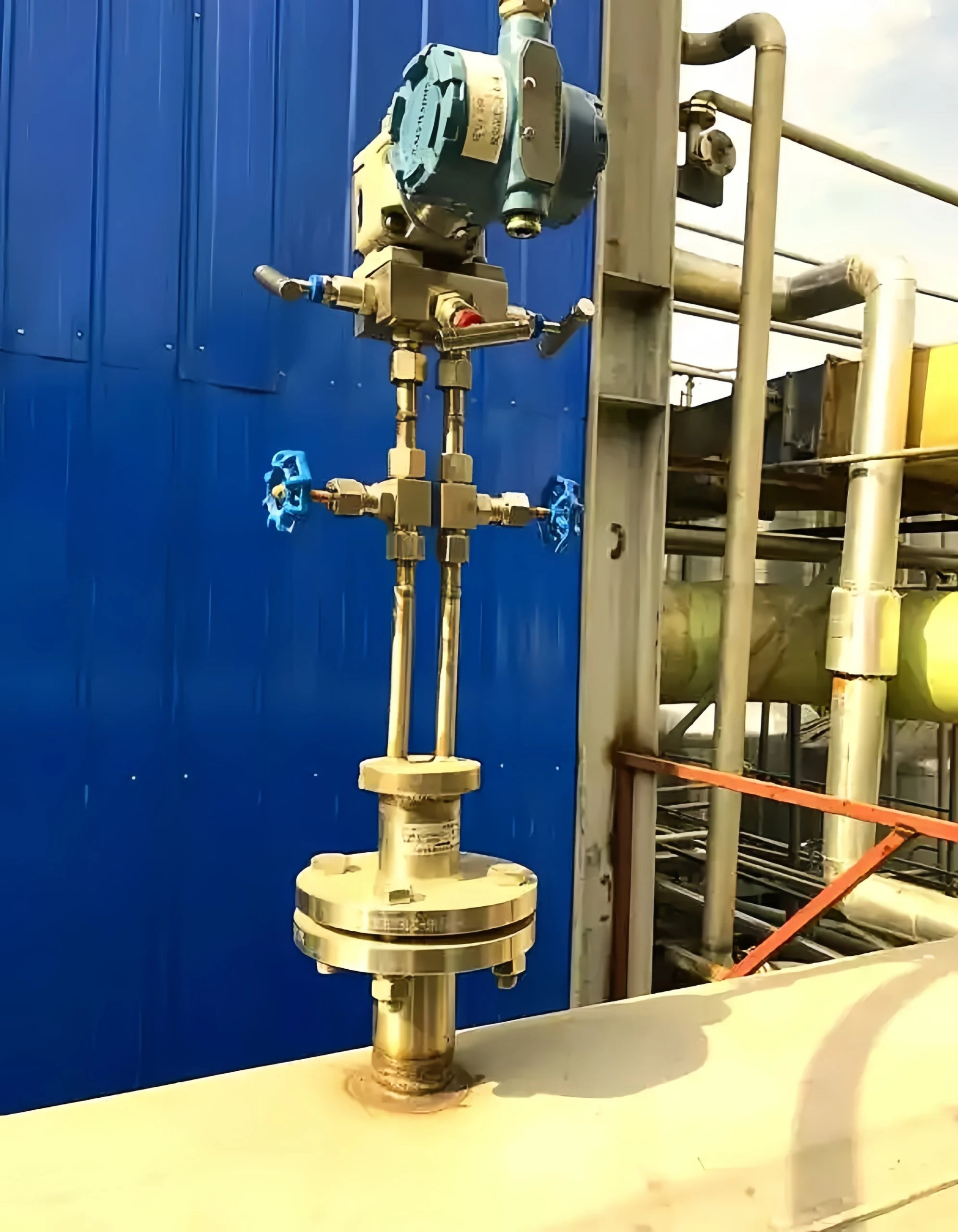 Differential pressure flow meter application site