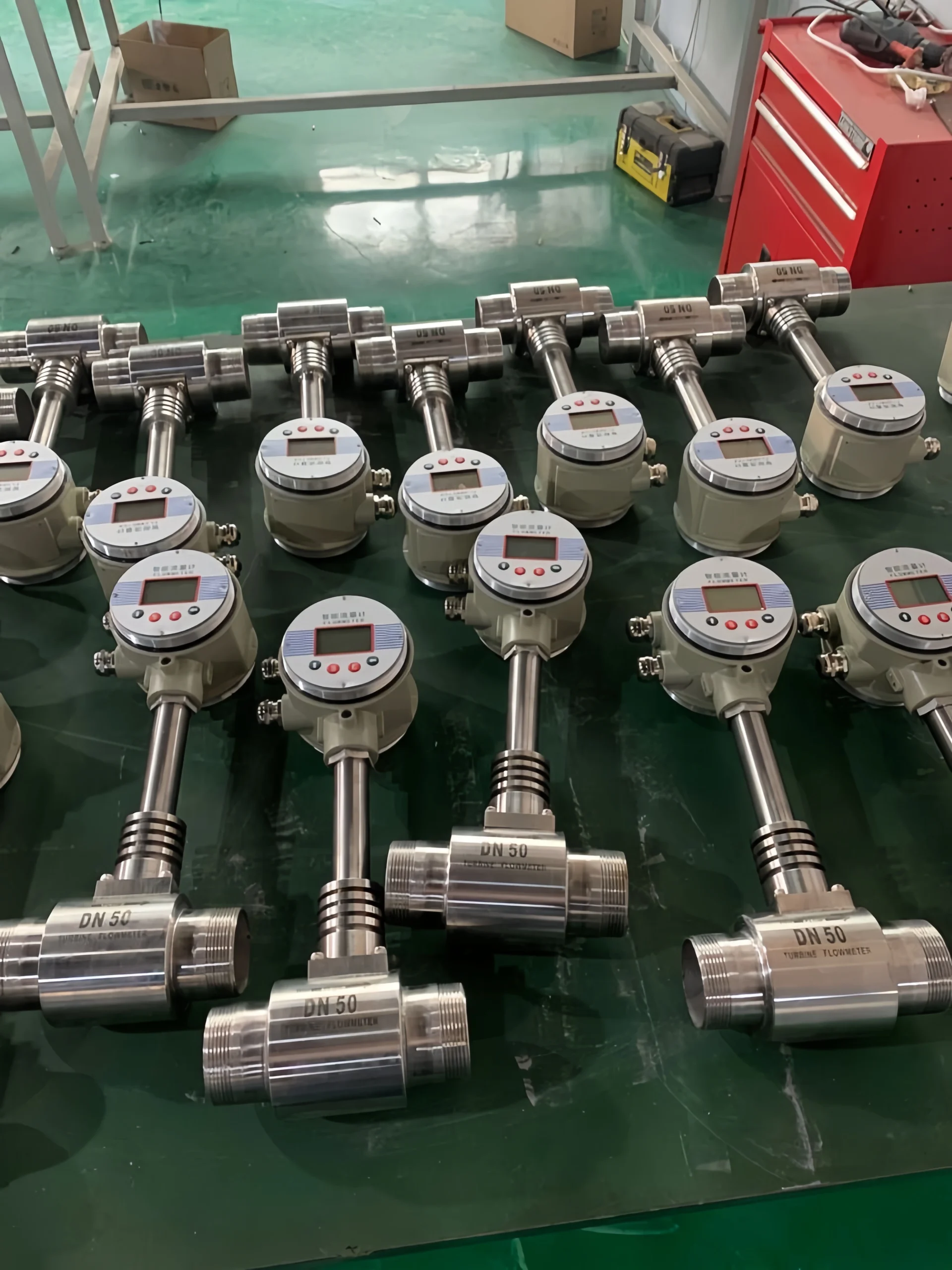 Inline propane flow meter