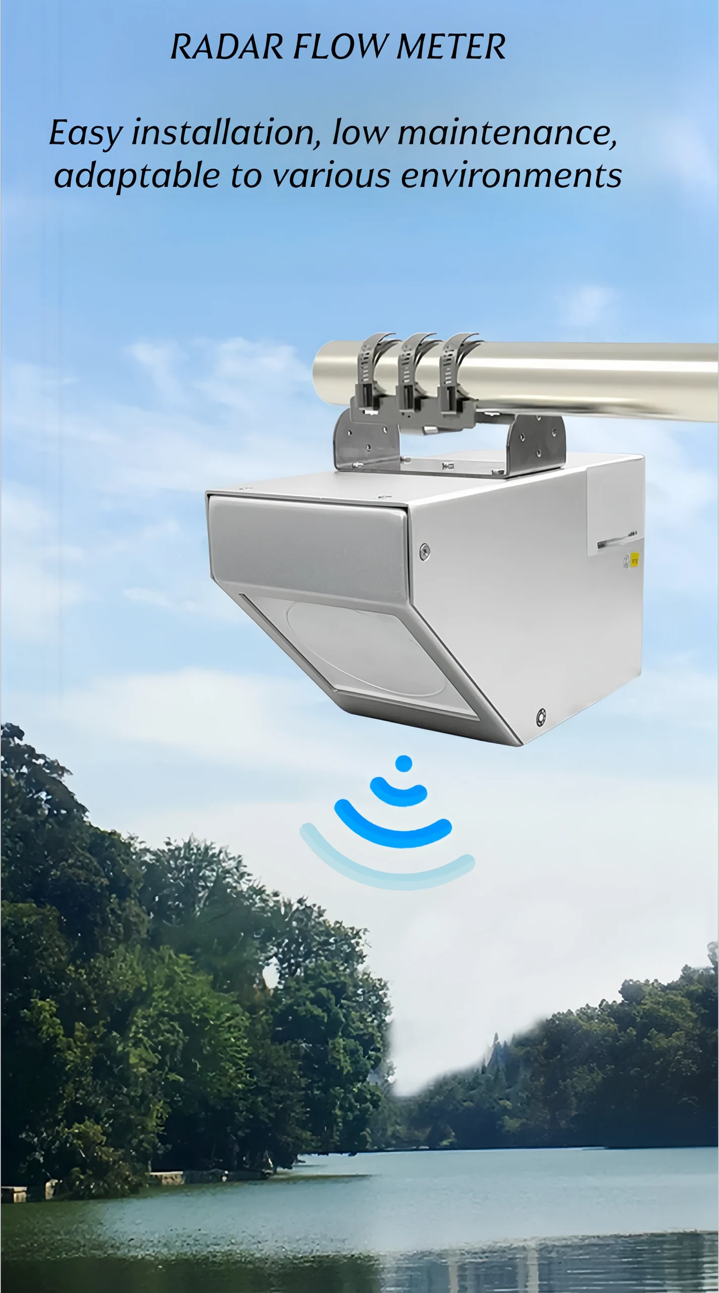 Open Channel Radar Flow Meter Working Principle