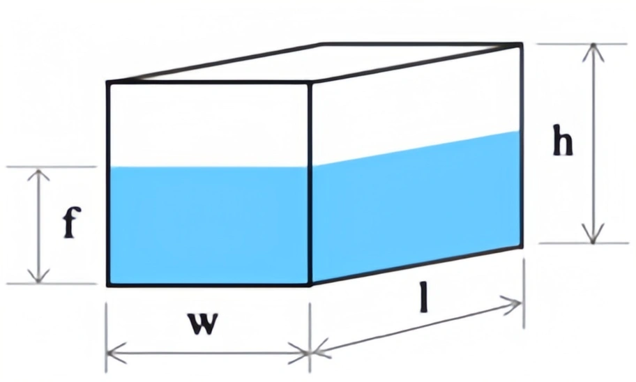 Rectangular storage tank