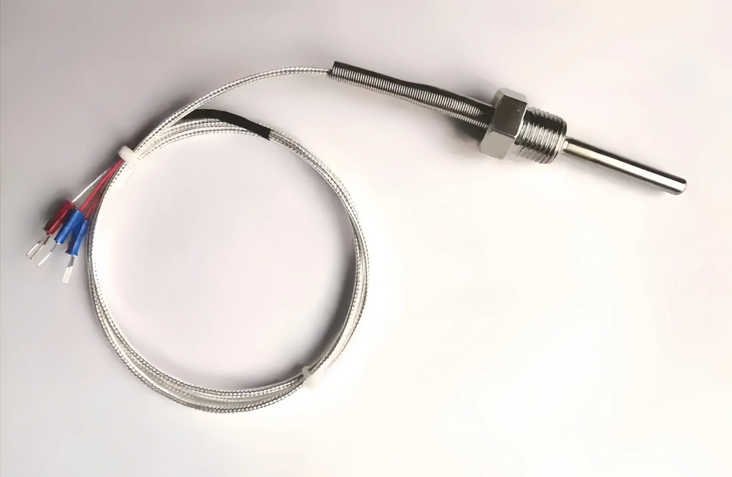 Stainless steel armored thermocouple