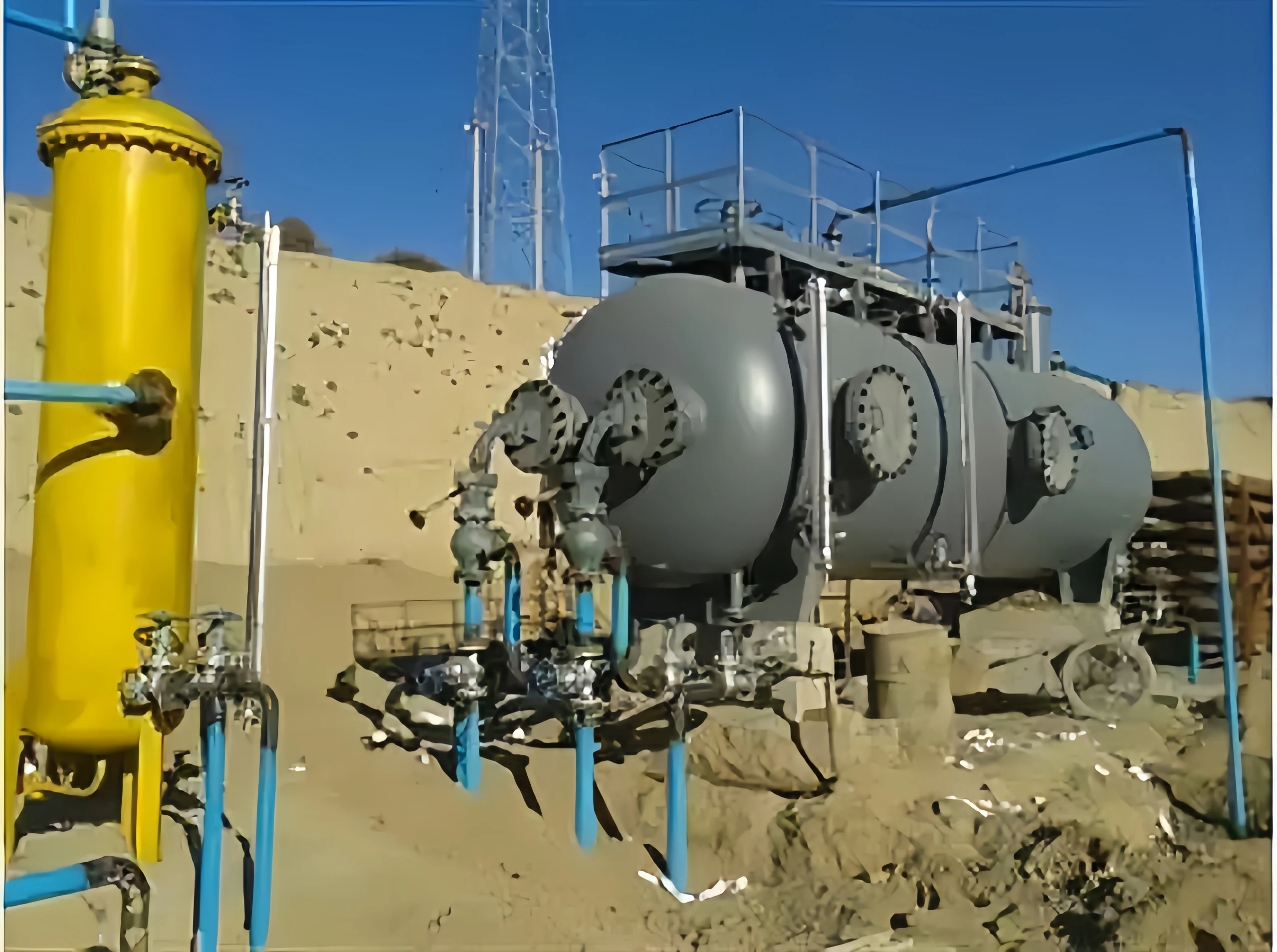 Liquid ammonia storage tank level meter