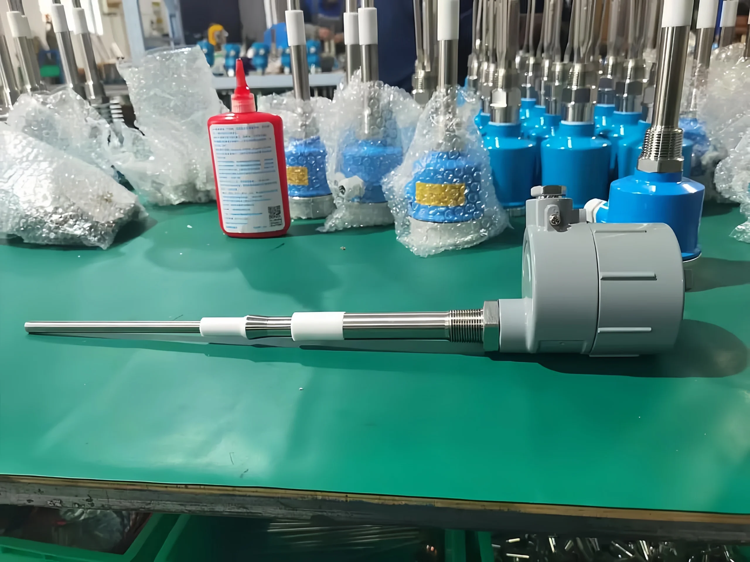 RF admittance level switch - Actual factory drawing