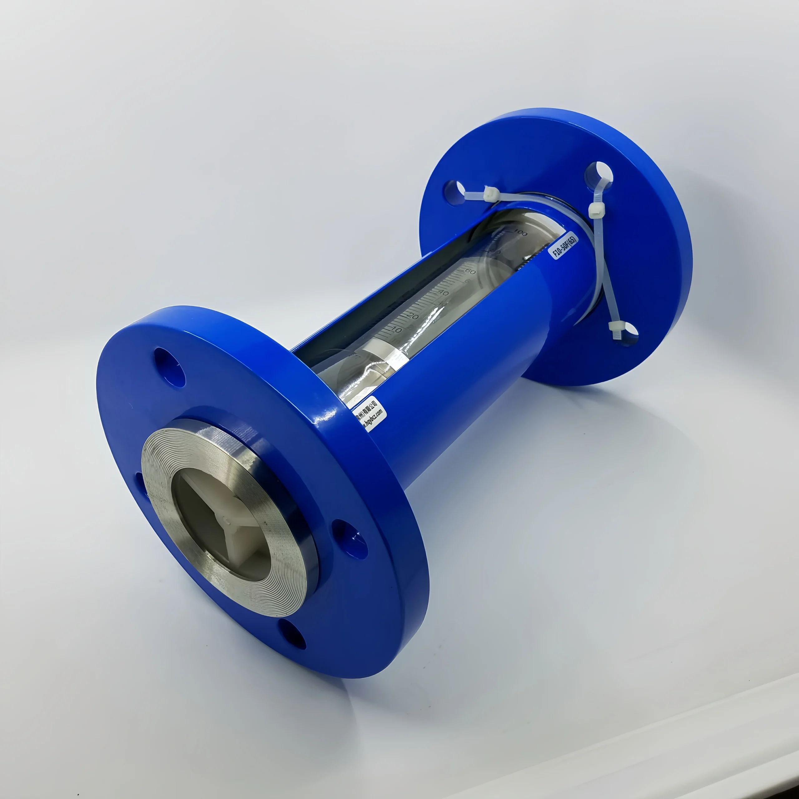 Supply corrosion-resistant PTFE-lined glass rotor flowmeter