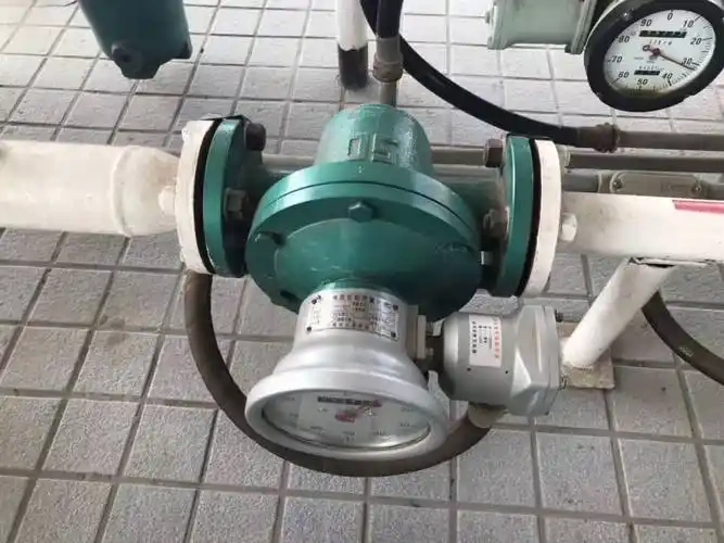mechanical oil flow meter
